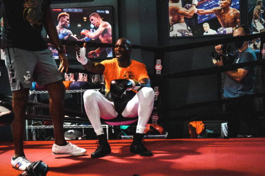 chad ochocinco's boxing debut