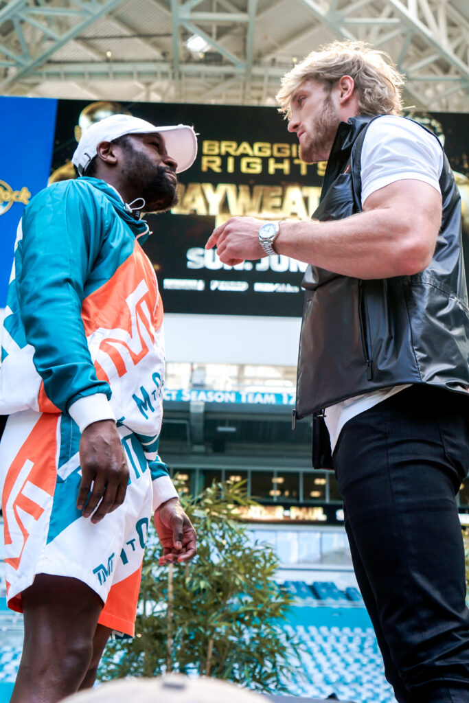 mayweather paul faceoff