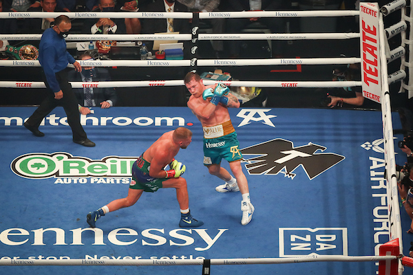 Saunders eye injury