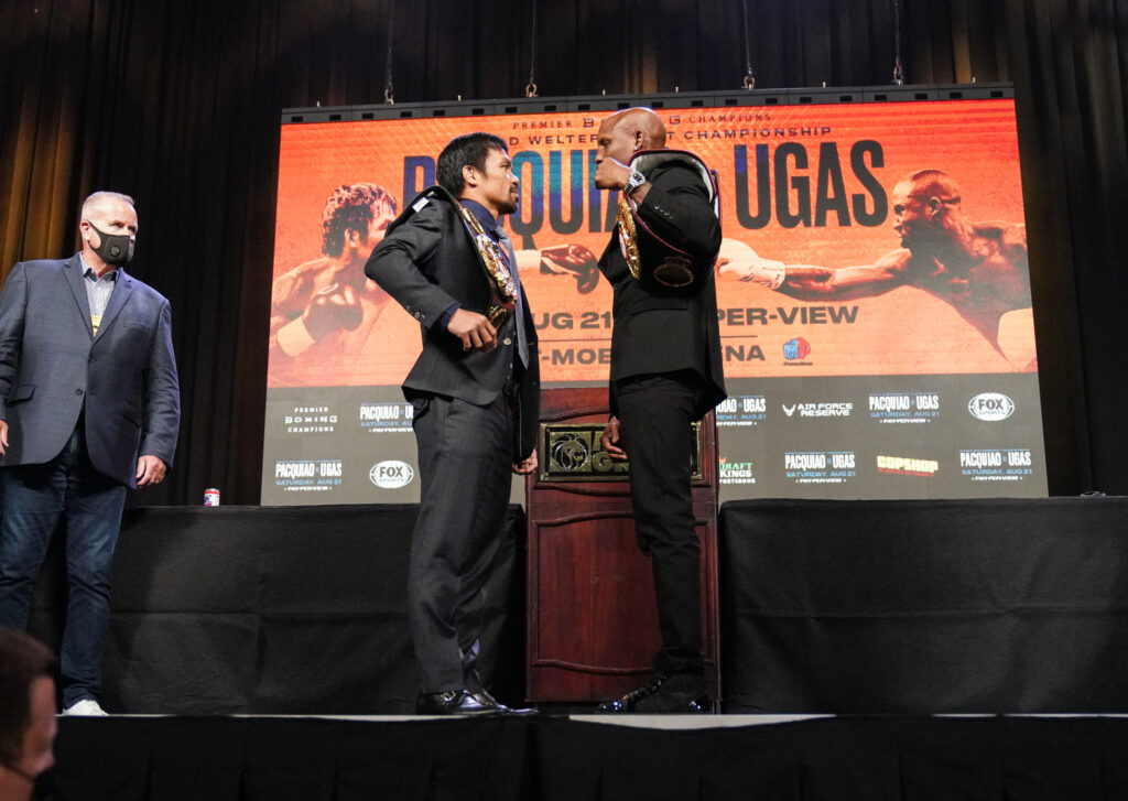 faceoff pacquiao ugas