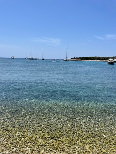 blue water