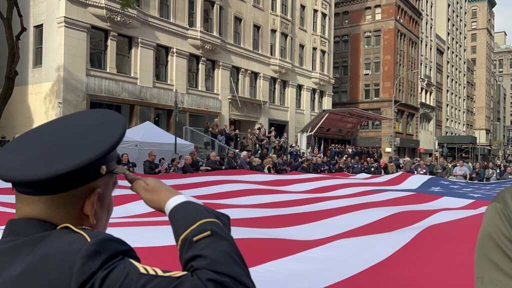 salute to the flag