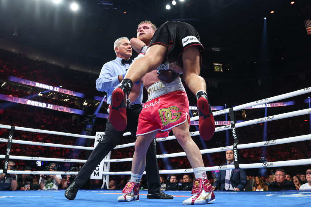 Canelo frustrated lifts Bivol