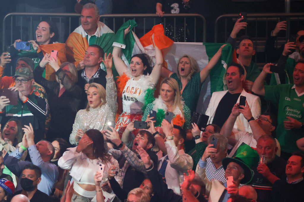 Irish fans at MSG